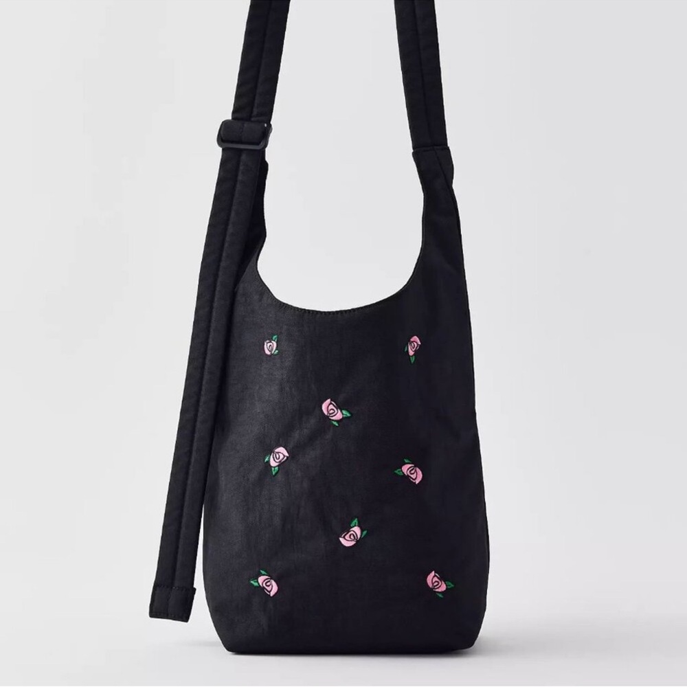Baggu Rosette Embroidered Nylon Sling Bag (UO Exclusive)